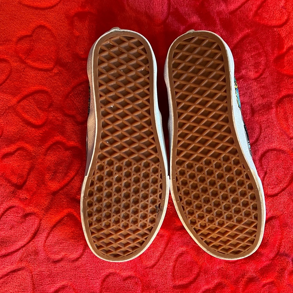 Vans Shoes Womens 6 Underwater Coral Slip On Vintage RARE RETRO unisex - Picture 4 of 10